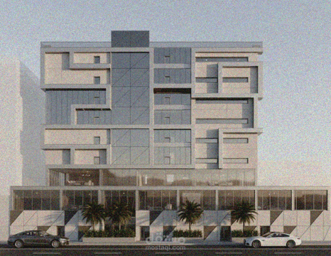 تصميم بناية ميكس سكن وتجاري – 2D & 3D + Interior & Exterior