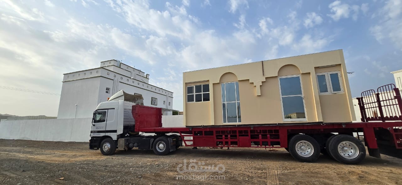 وحدة سكنية متنقلة في البريمي، سلطنة عمان