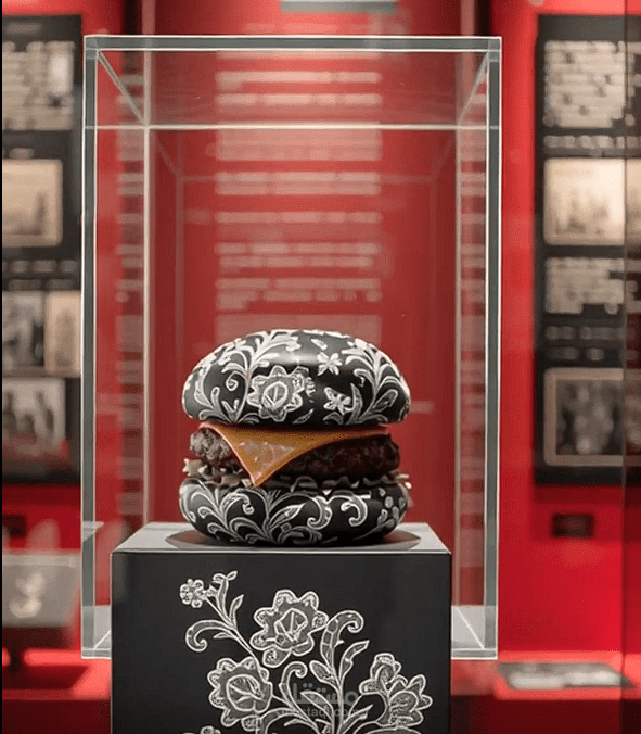 Fabric Burger as Art Object
