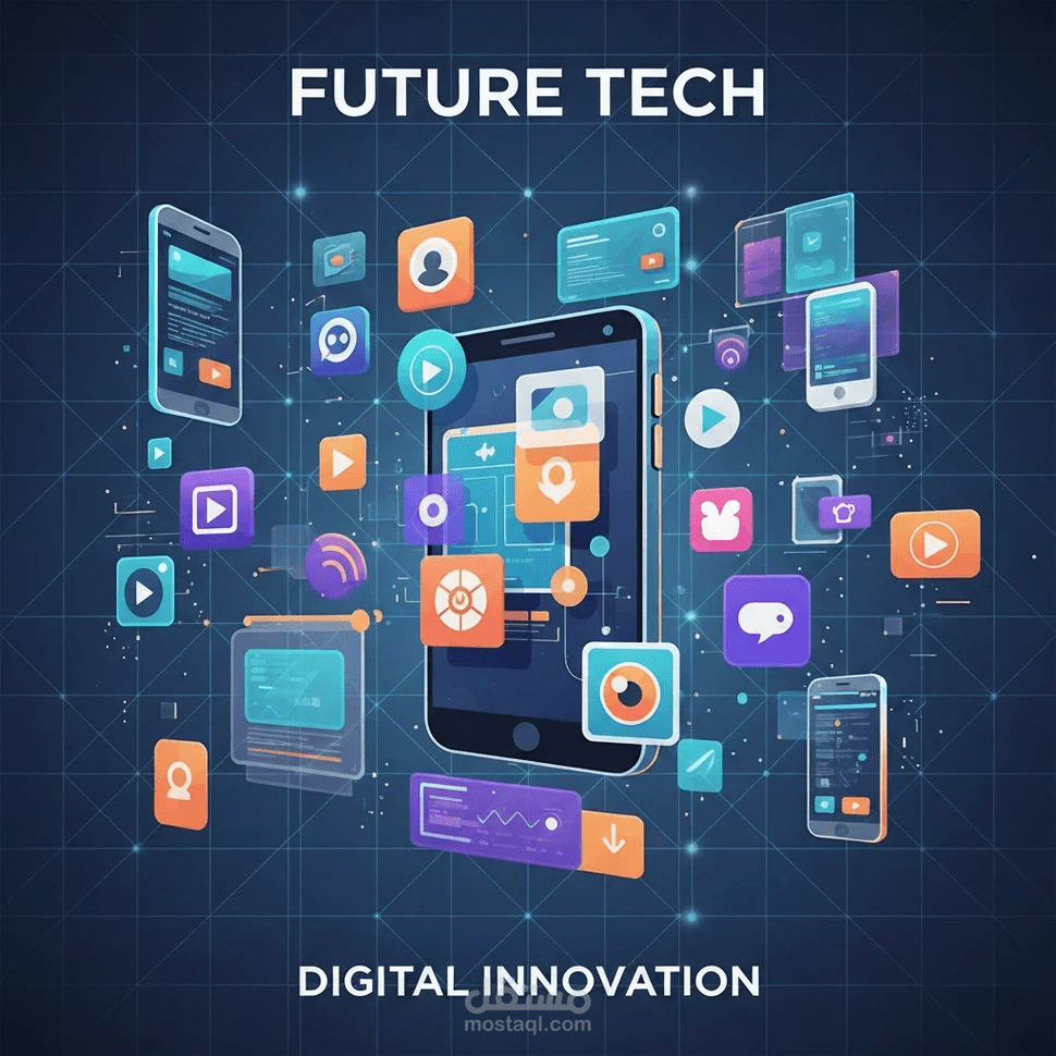 تحويل تصميمك أو فكرتك إلى تطبيق Flutter احترافي | شغل سريع + متابعة يومية