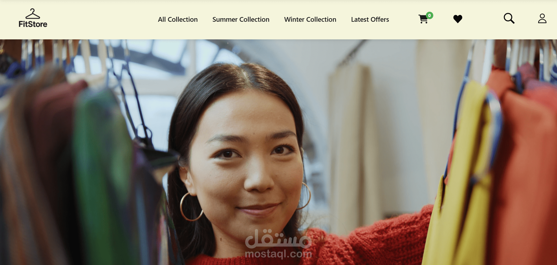 FitStore - منصة تجارة إلكترونية متكاملة لبيع الملابس (E-Commerce)