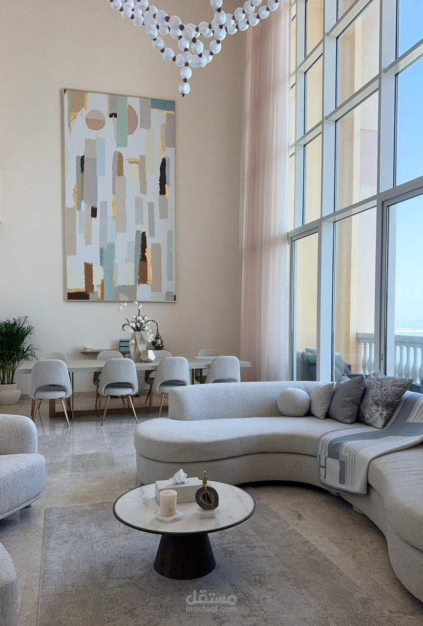 لوحة تجريدية بلمسات الذهب | تصميم خاص (Abstract Painting)