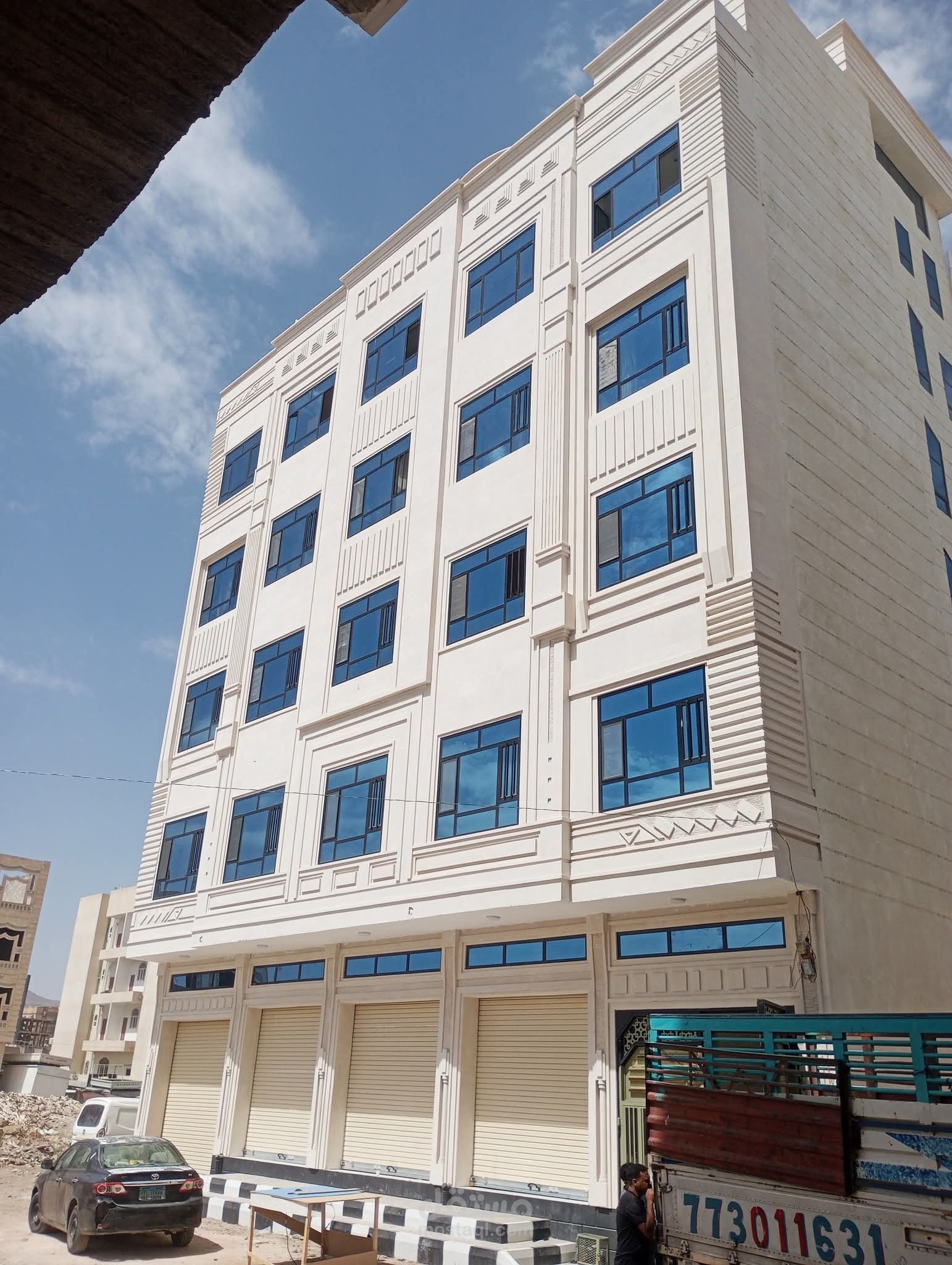 تصميم واجه عمارة سكنية