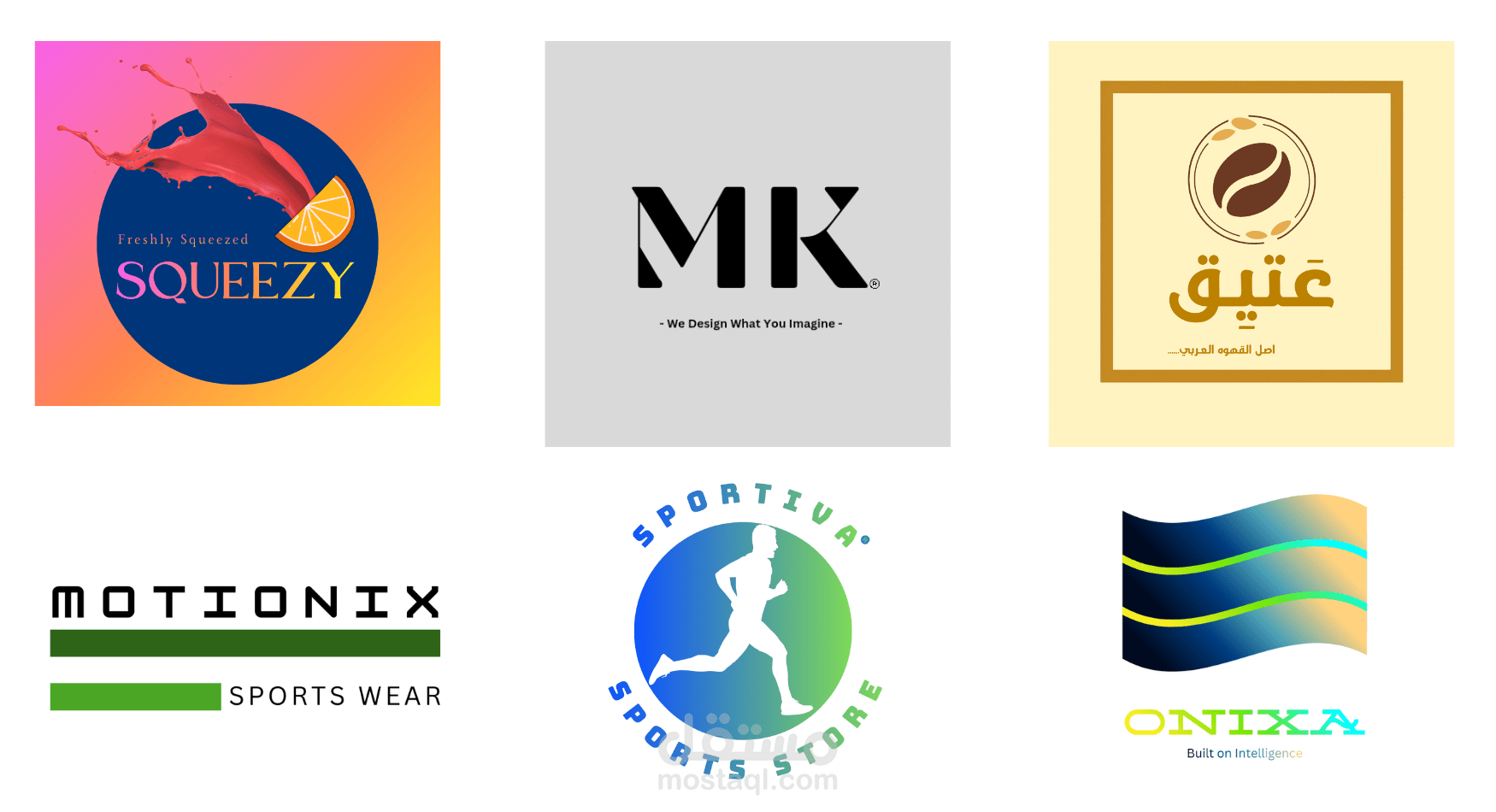 تصاميم شعارات تعكس الهويه البصريه لمشروعك