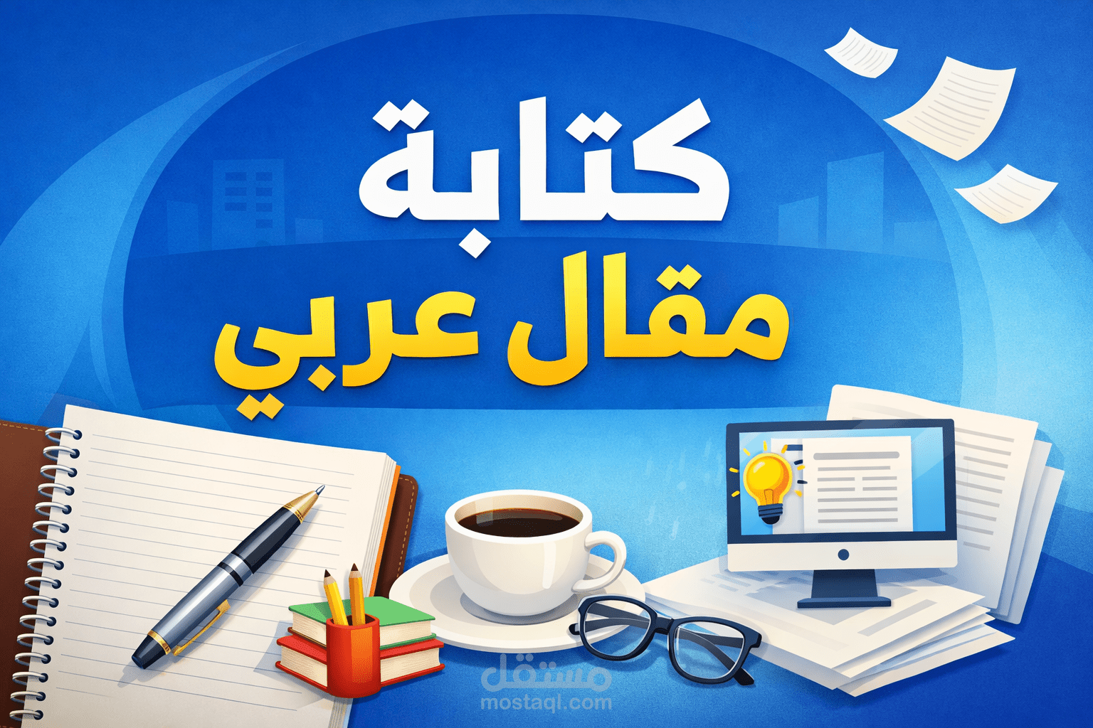 كتابة مقال تعليمي عربي بأسلوب مبسط