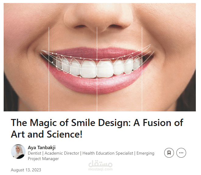 The Magic of Smile Design: A Fusion of Art and Science!