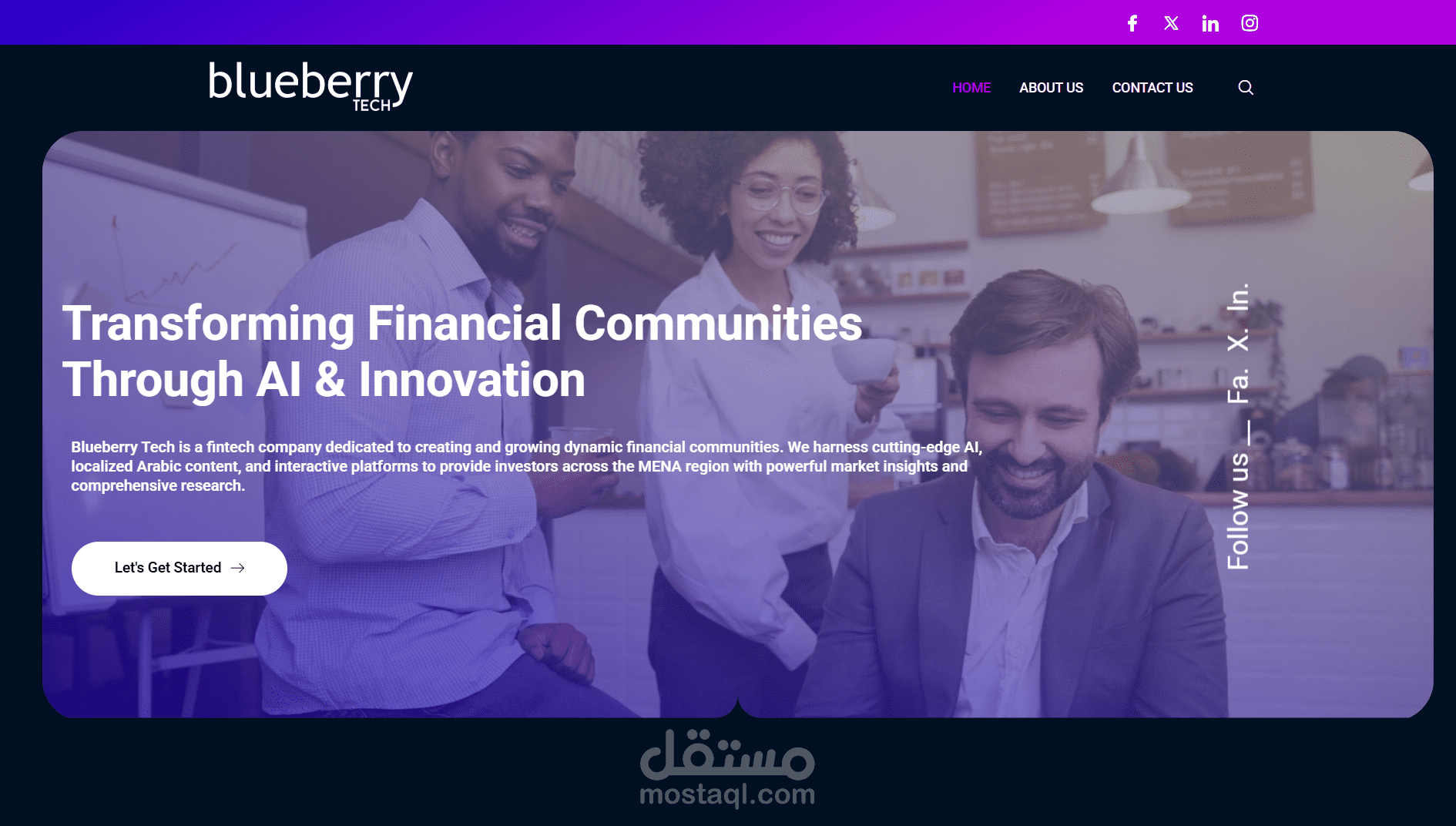 Blueberry Tech – Corporate Technology Website