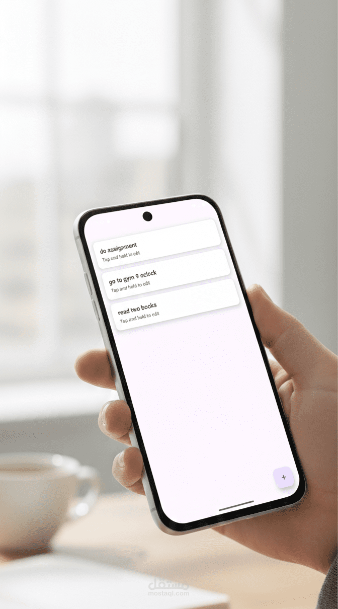 تطبيق إدارة مهام أندرويد باستخدام Java و Room