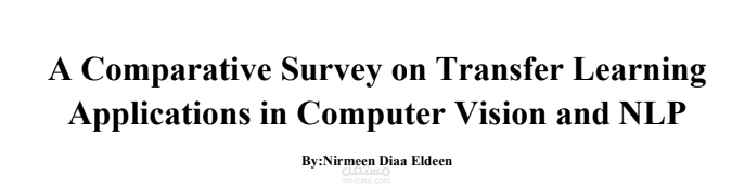 كتابة بحث أو Survey أكاديمي في الذكاء الاصطناعي