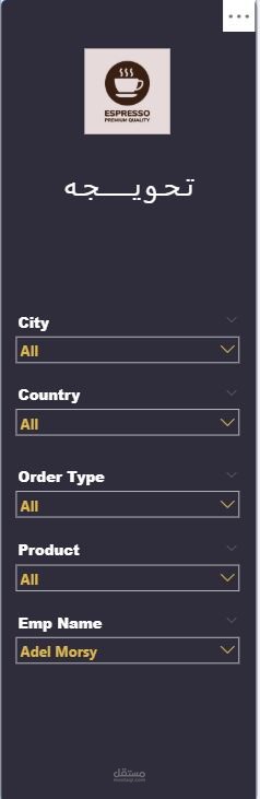 تحليل بيانات مبيعات محل بيع مشروبات