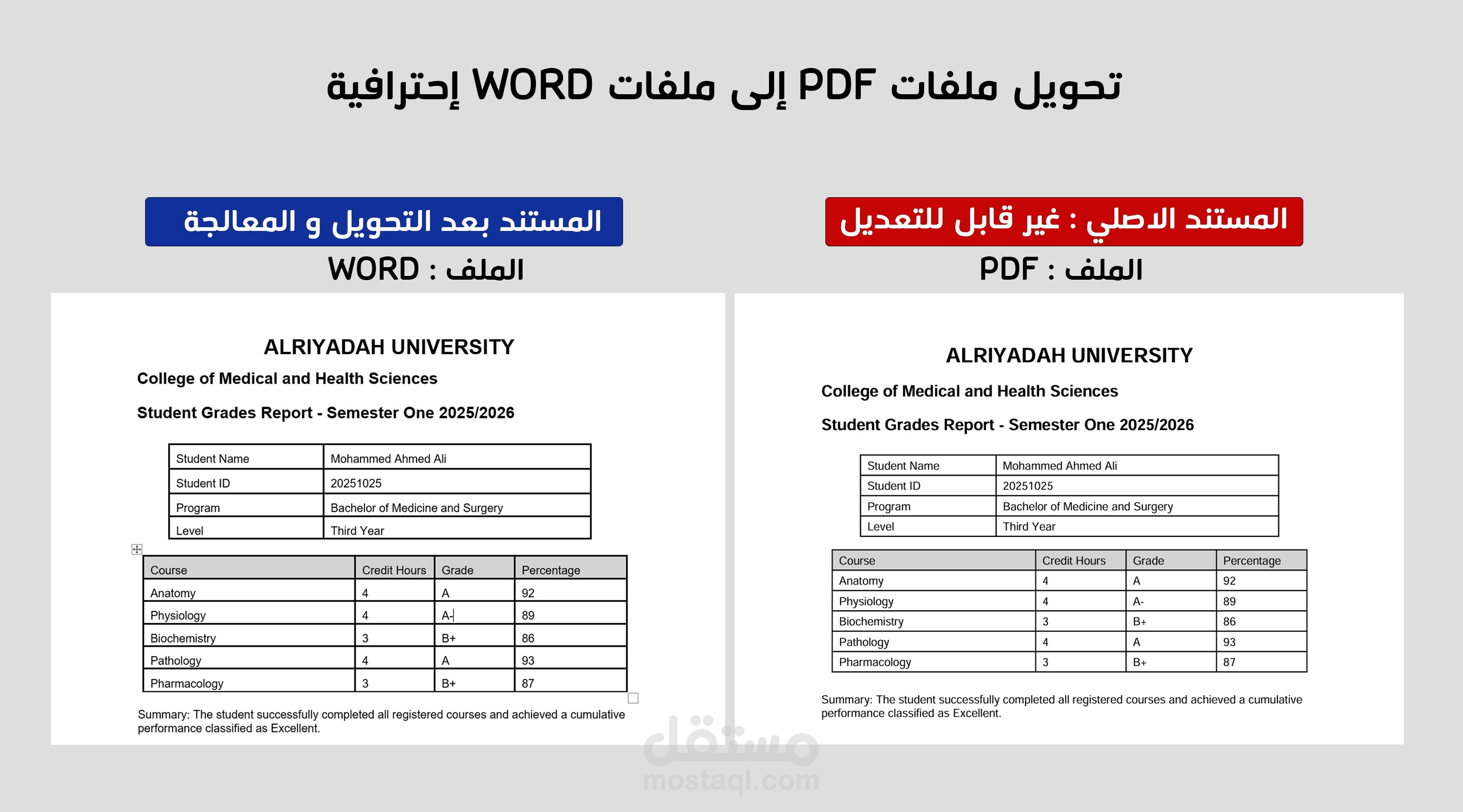 تحويل ملفات PDF إلى Word مع المحافظة على التنسيق
