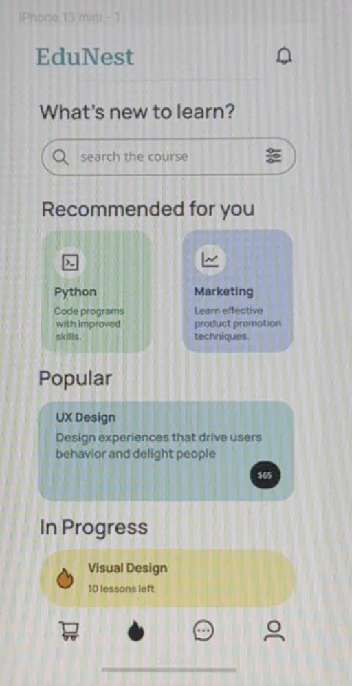 تصميم واجهة مستخدم ui-ux لموقع