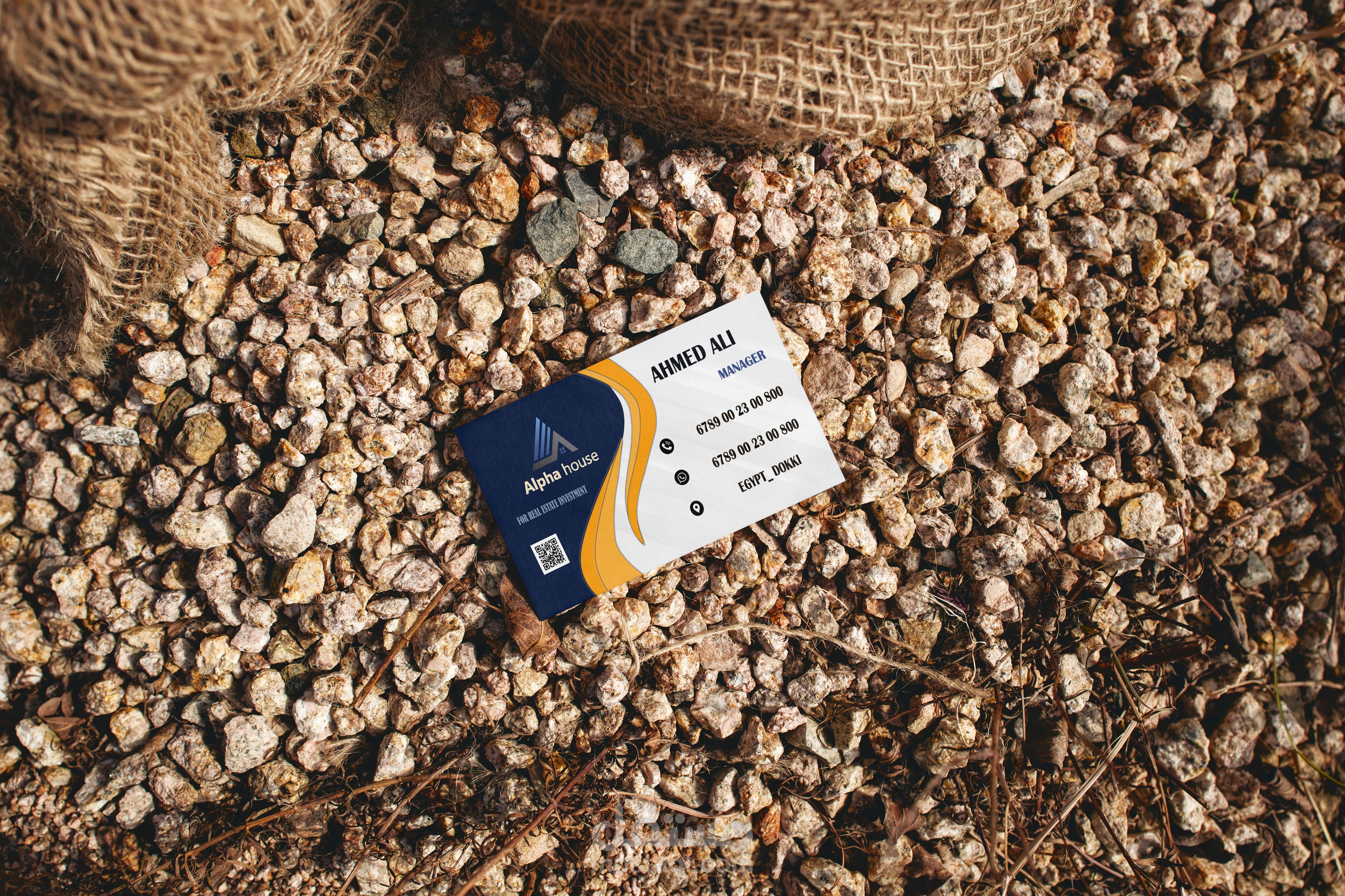 تصميم كارت بيزنس احترافي وهوية بصرية مميزة للشركات