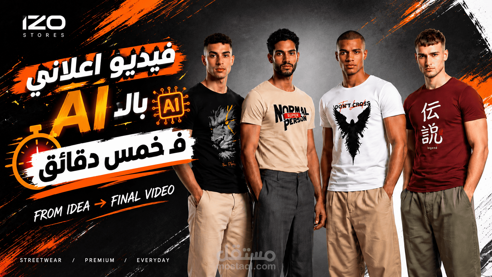 فديو اعلان دعائى لبراند ملابس