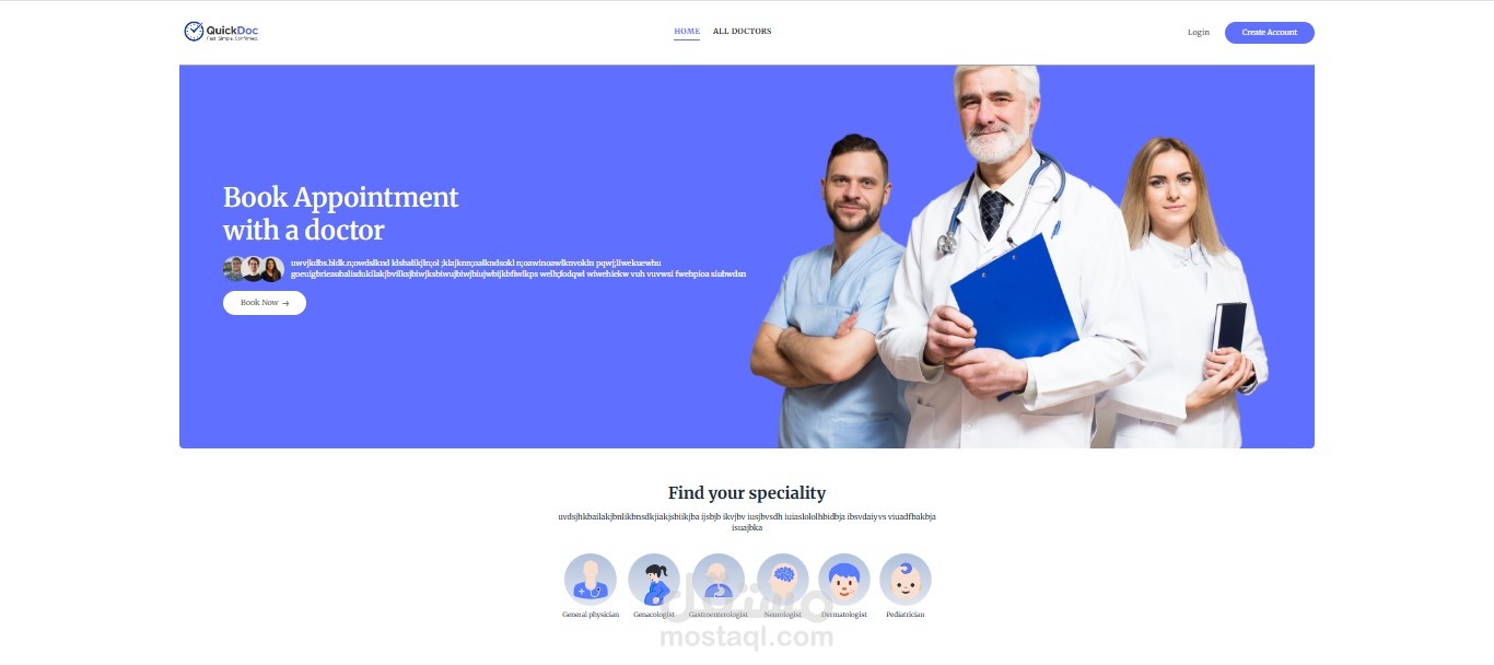 Medical Appointment Management System | منصة إدارة وحجز المواعيد الطبية