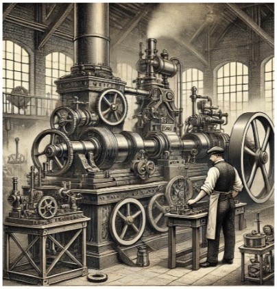 تقرير عن الخرّاطة التي تعمل على الطاقة البخارية