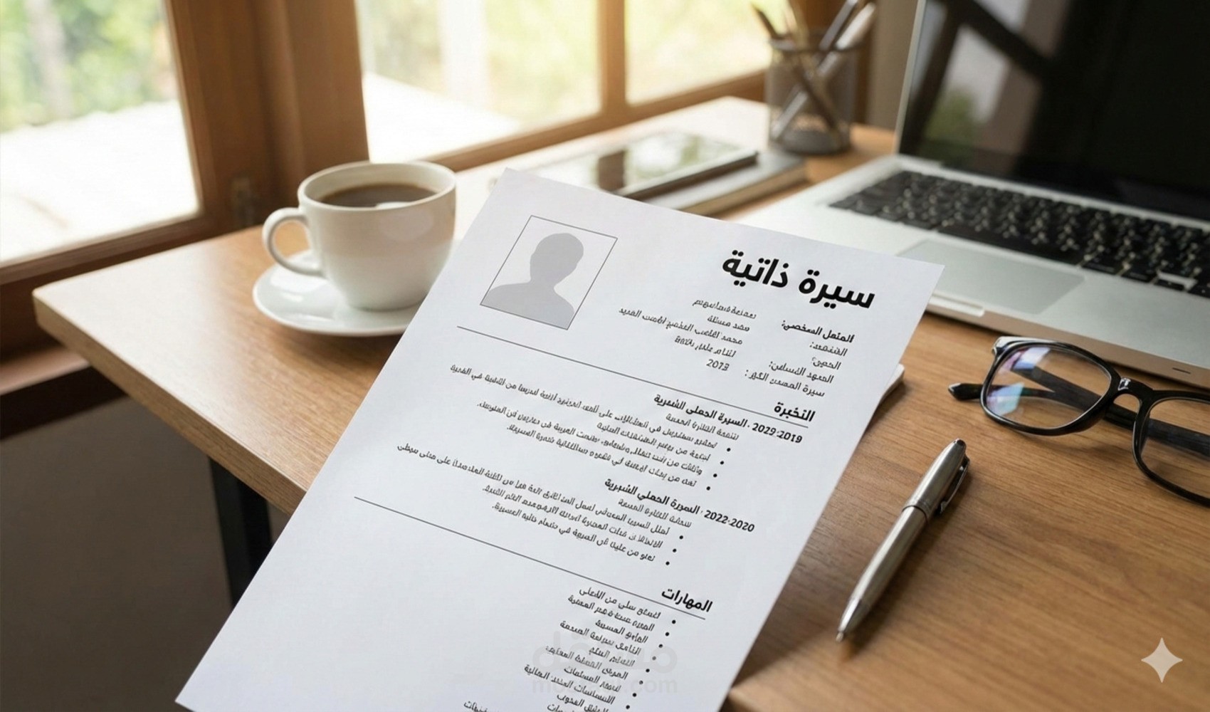 ساقوم بعمل سيرة ذاتية احترافية