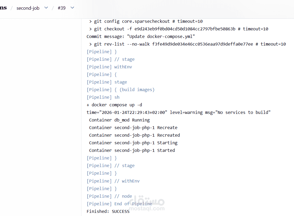 Containerization of a PHP application