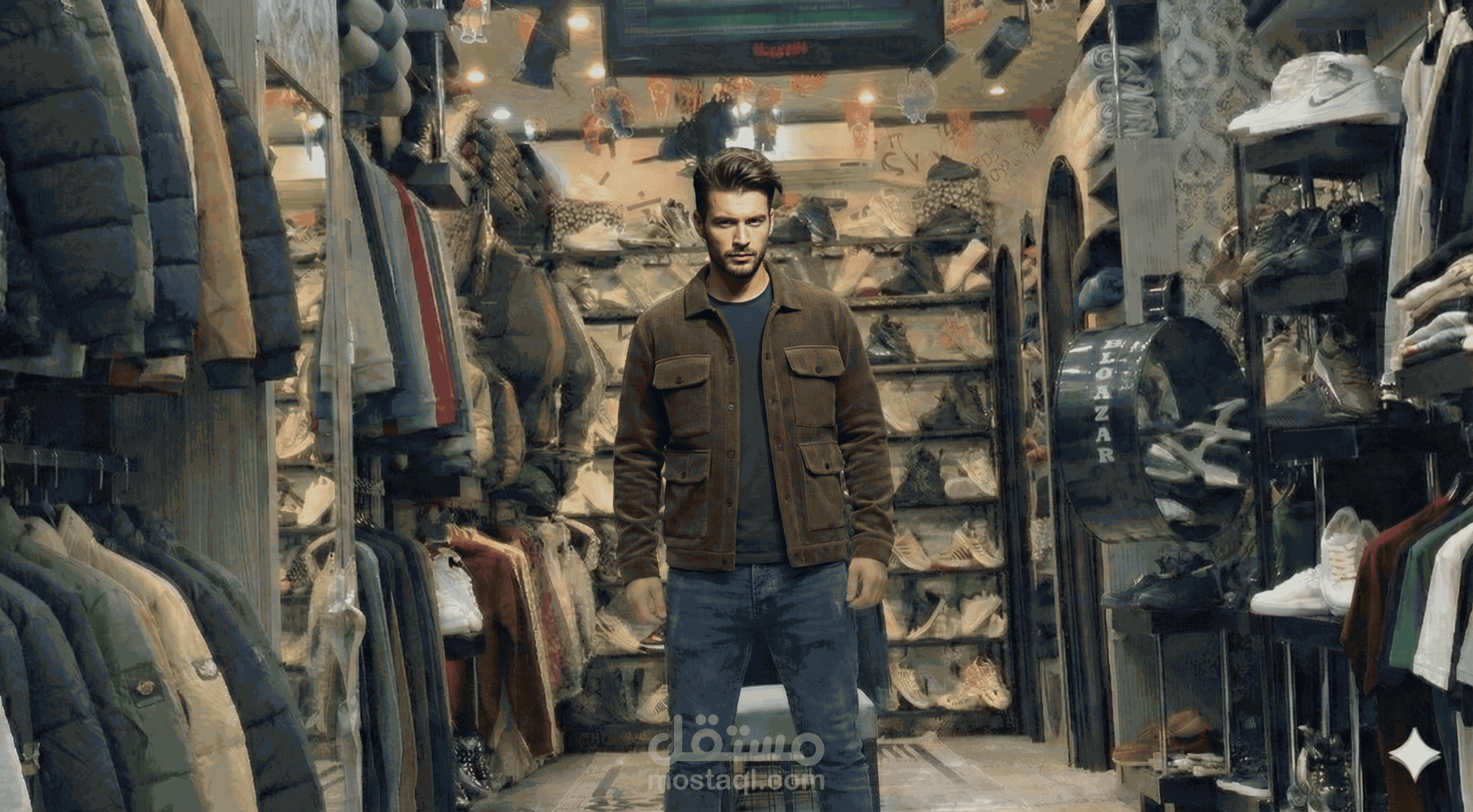 فيديو إعلاني لمحل ملابس باستخدام الذكاء الاصطناعي | عرض أزياء بتقنيات AI