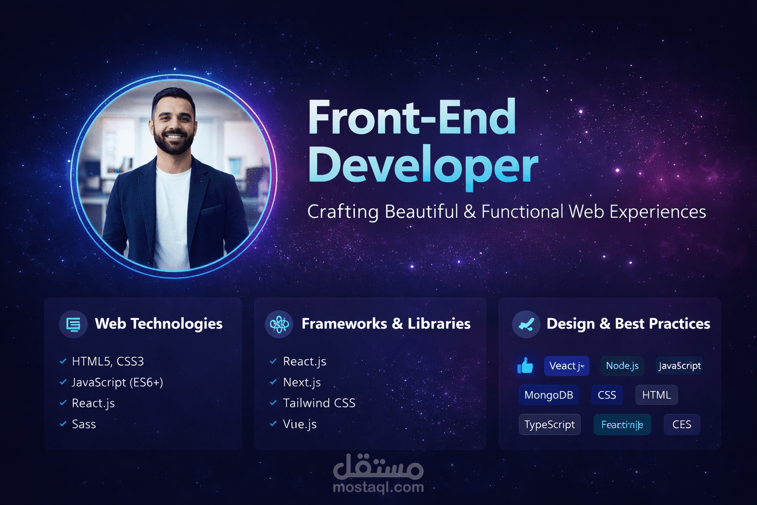 موقع عرض خدمات شخصية - portfolio
