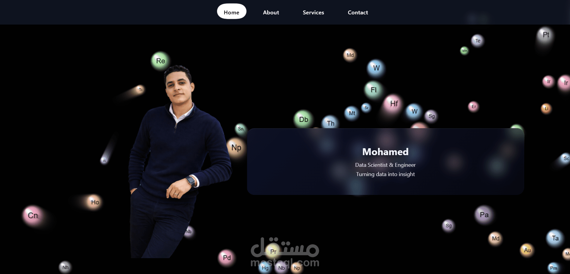 تصميم صفحة ويب