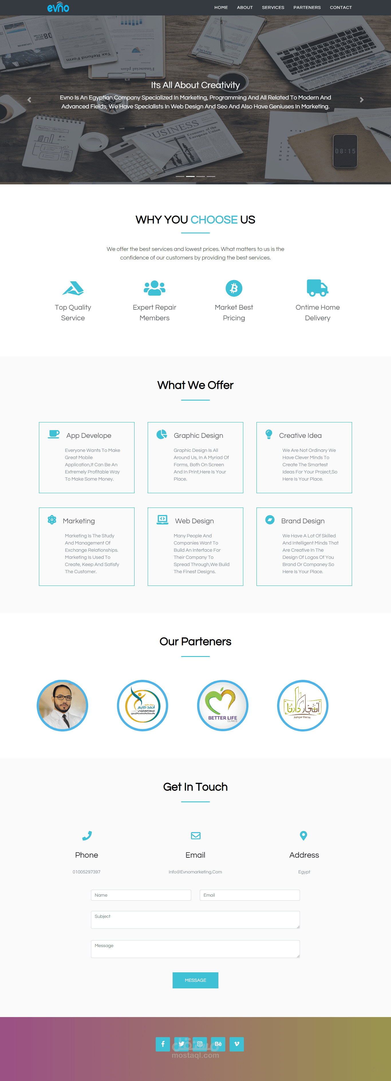 this work is belonge to evno company and sitr is under name Evno