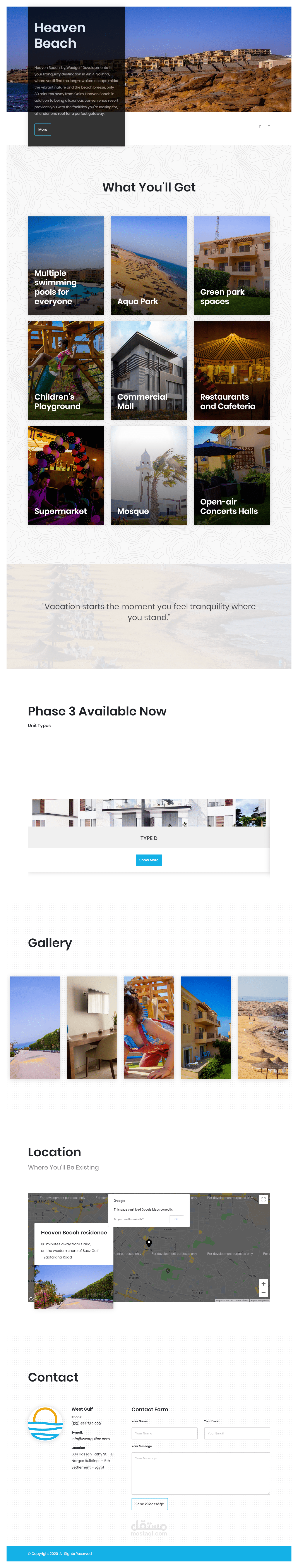 ( heaven beach ) موقع تعريفى خاص بشاطئ وكمبوند هيفن