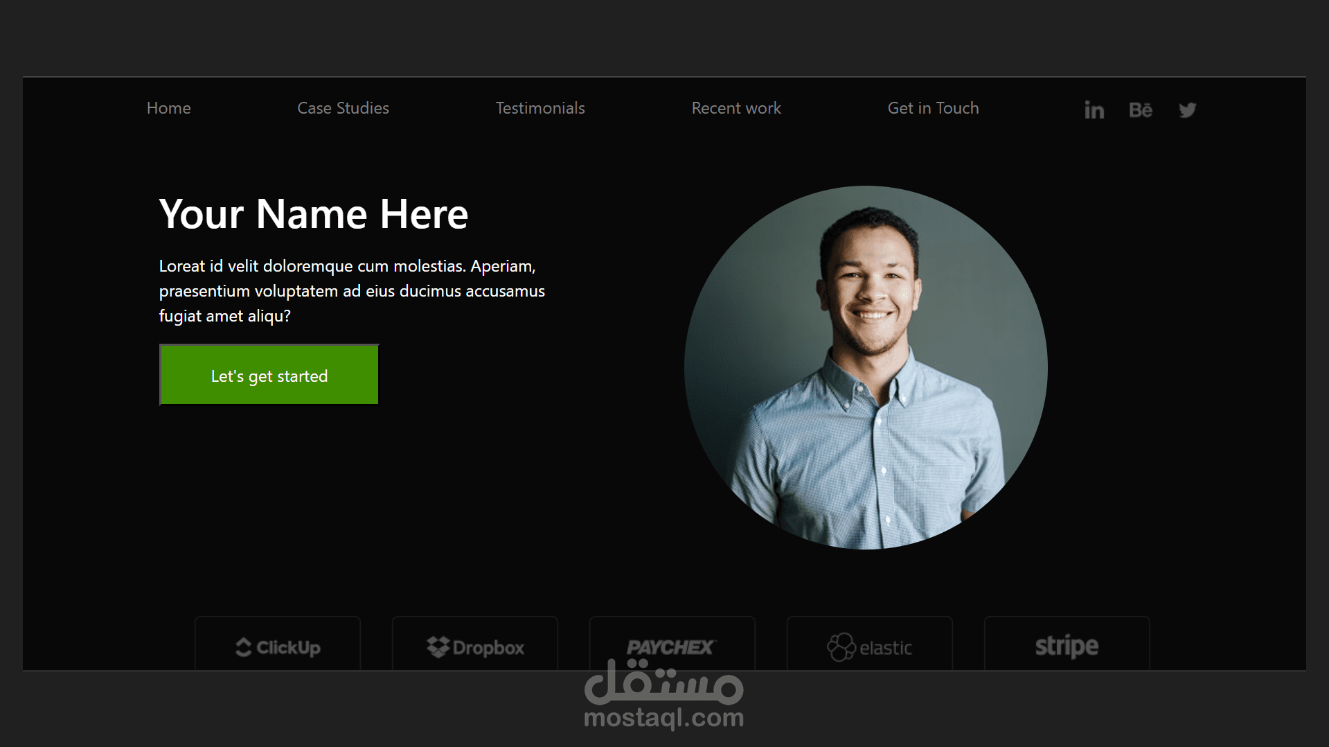 تطوير موقع خاص لعرض اعمالك و التعريف عن نشاطك