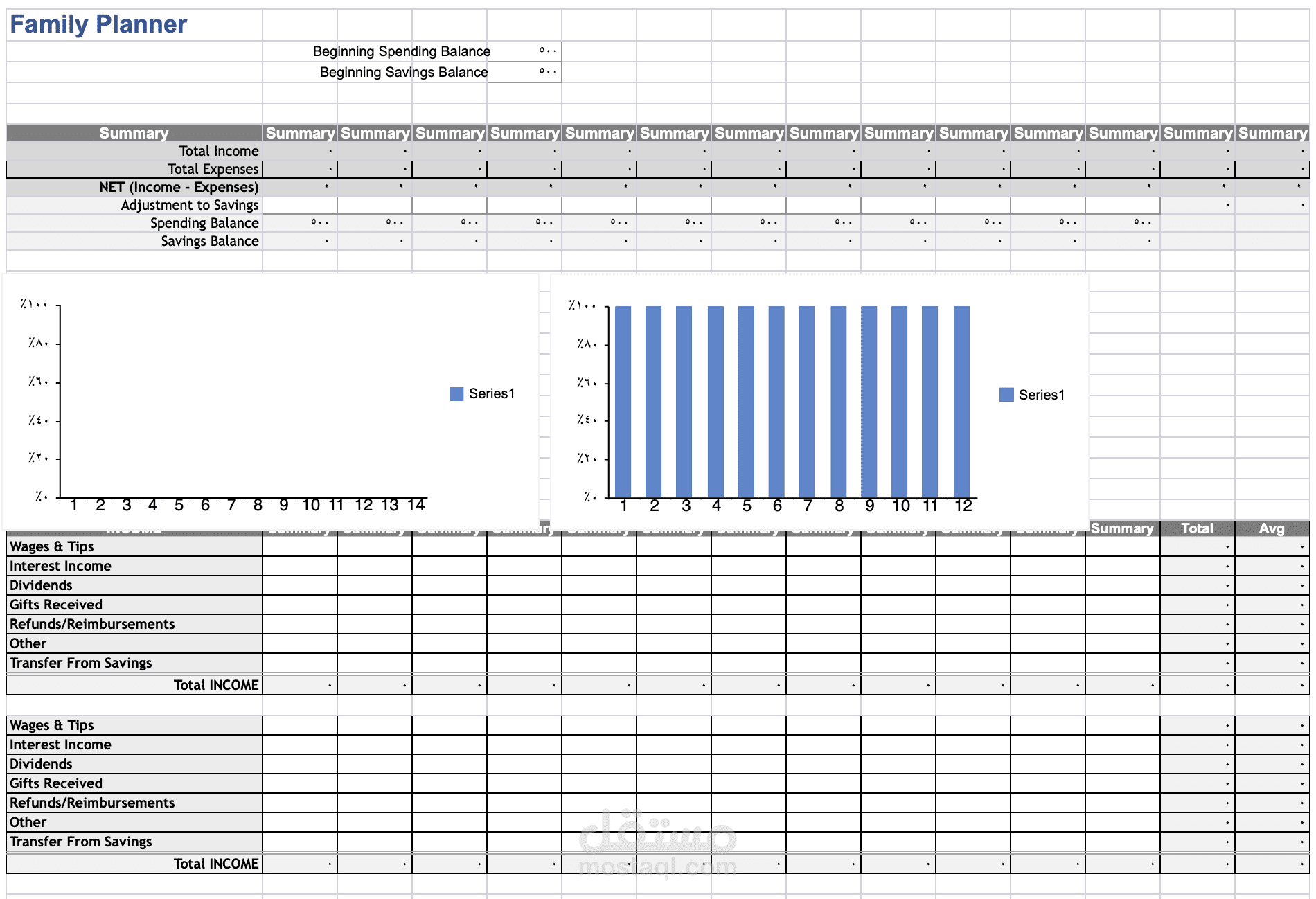 family planner ready-to-use
