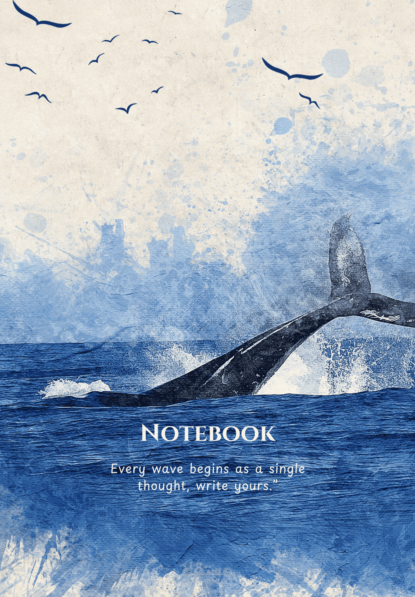 تصميم غلاف نوت بوك إبداعي | سيكولوجية الهدوء والإلهام