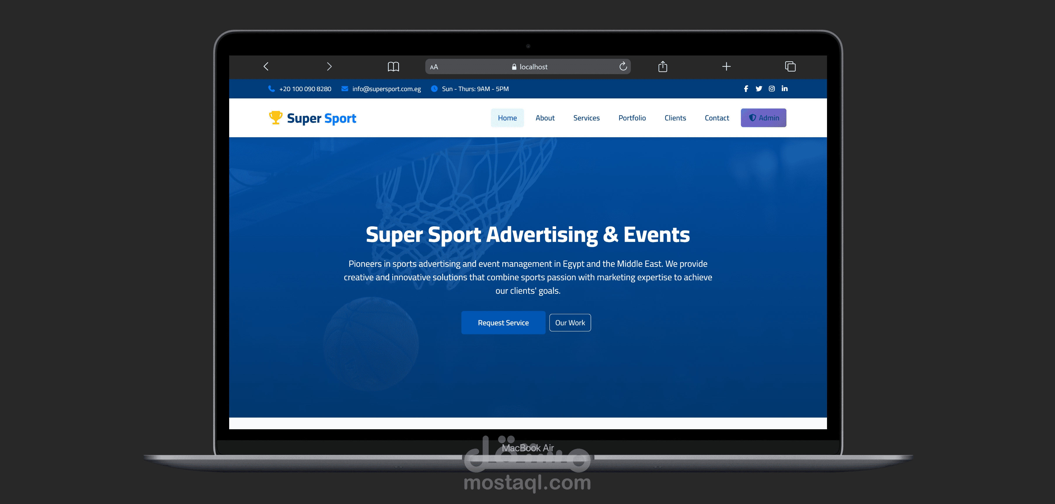 SuperSport Portfolio Website