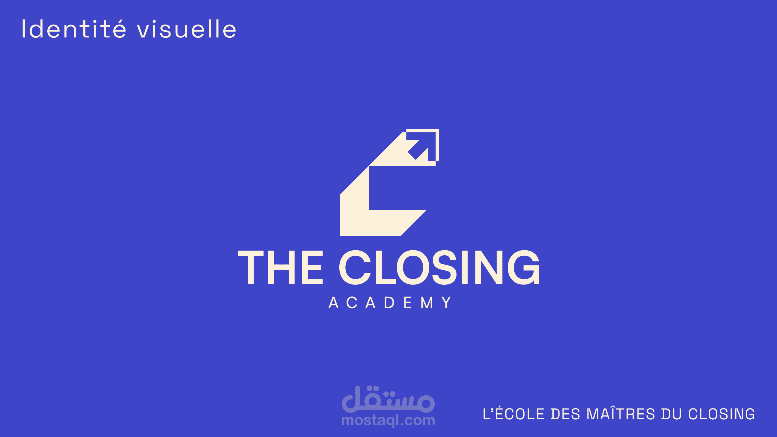 الهوية البصرية لأكاديمية تدريب مبيعات للنخبة | The Closing Academy