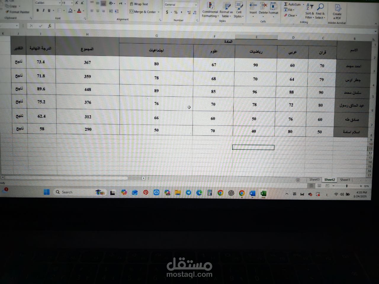 ادخال بيانات