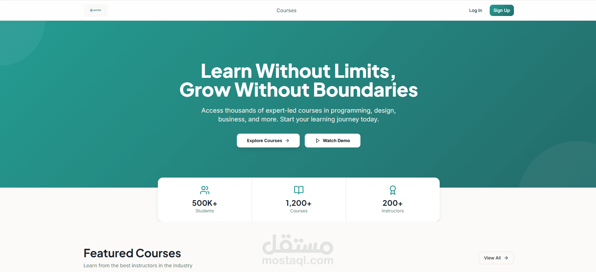 منصة تعليم إلكترونى