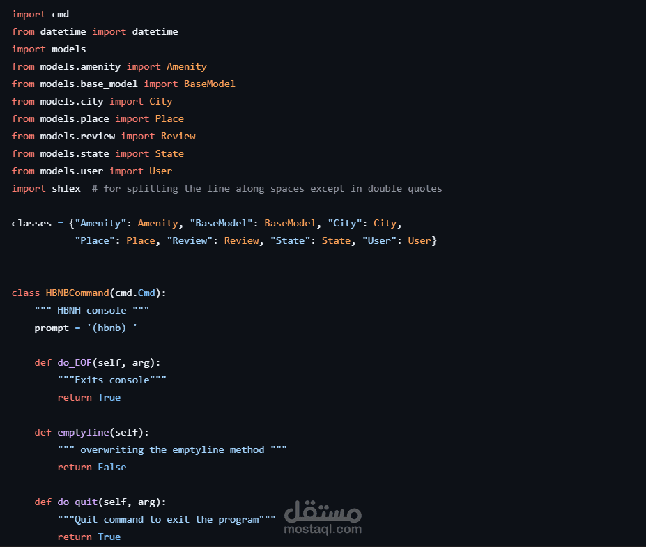 Airbnb Console clone