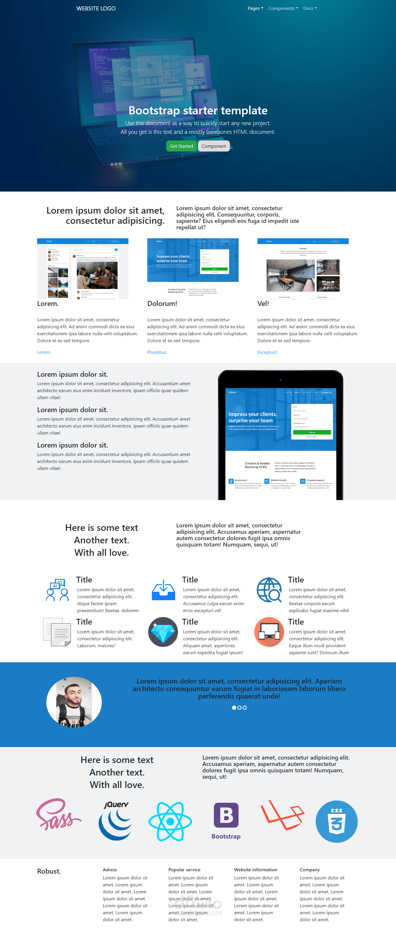Blog website