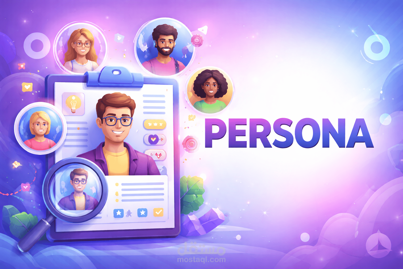 انشاء برسونا لجيم نسائى