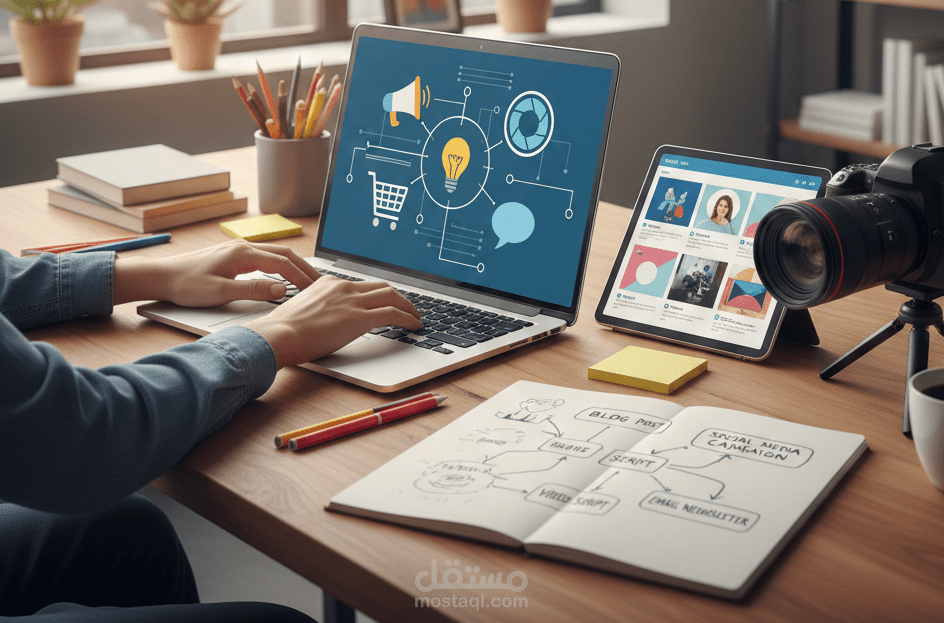 كتابة محتوي تسويقي