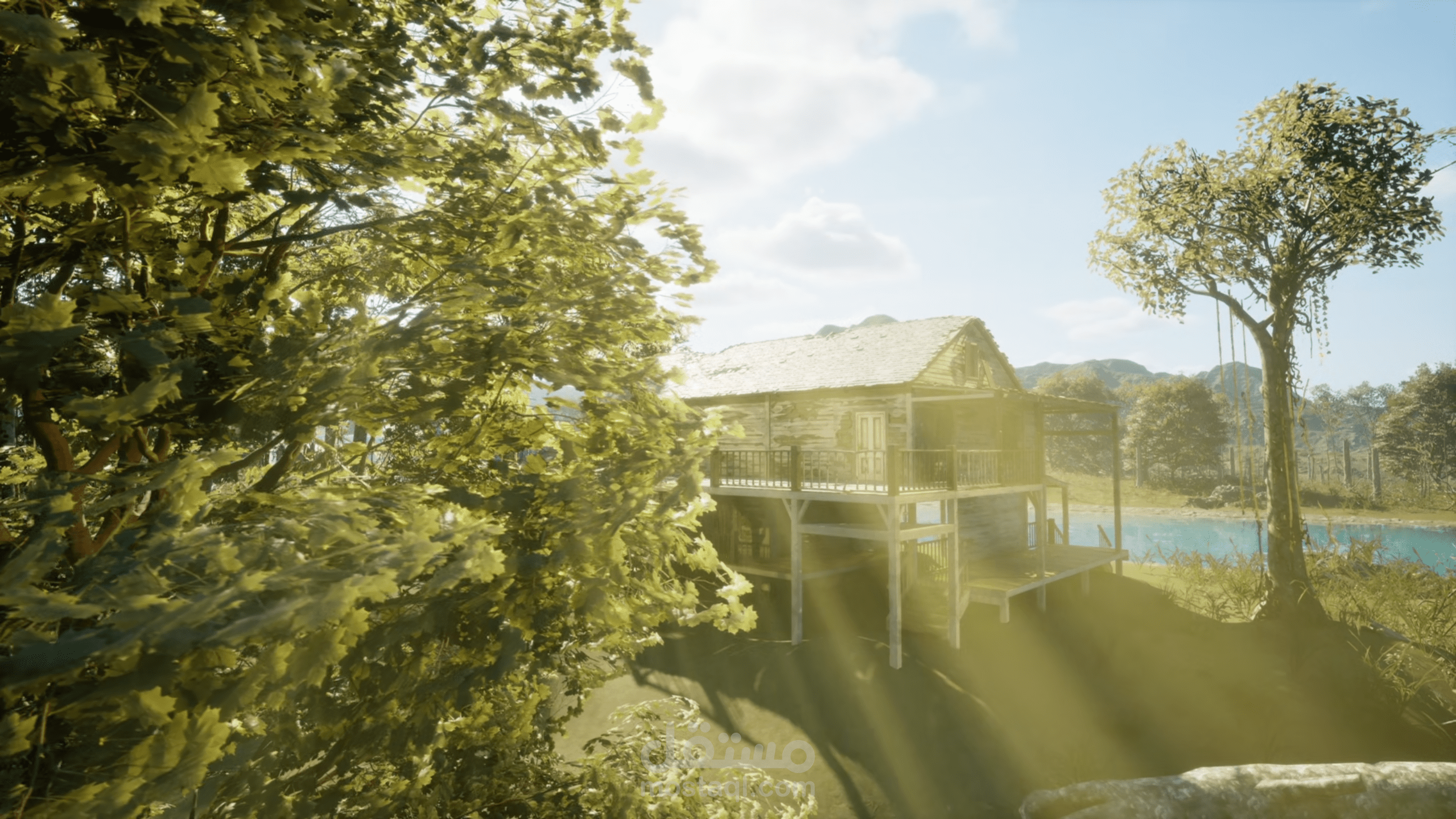 العمل علي برنامج انريل لعمل اضاءة و توزيع المجسمات ثلاثيه الابعاد