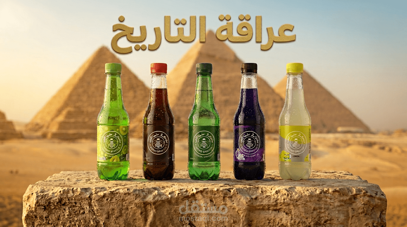 حملة "بصمة مصرية 100%" - تصميم إبداعي وتطوير الهوية البصرية لبراند سبيرو سباتس.