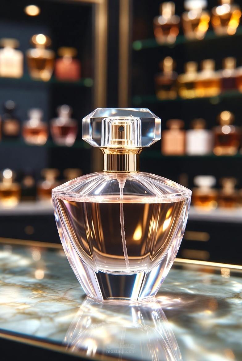 عرض لبرفان لمحل بيقدم عطور بانواع مختلفة