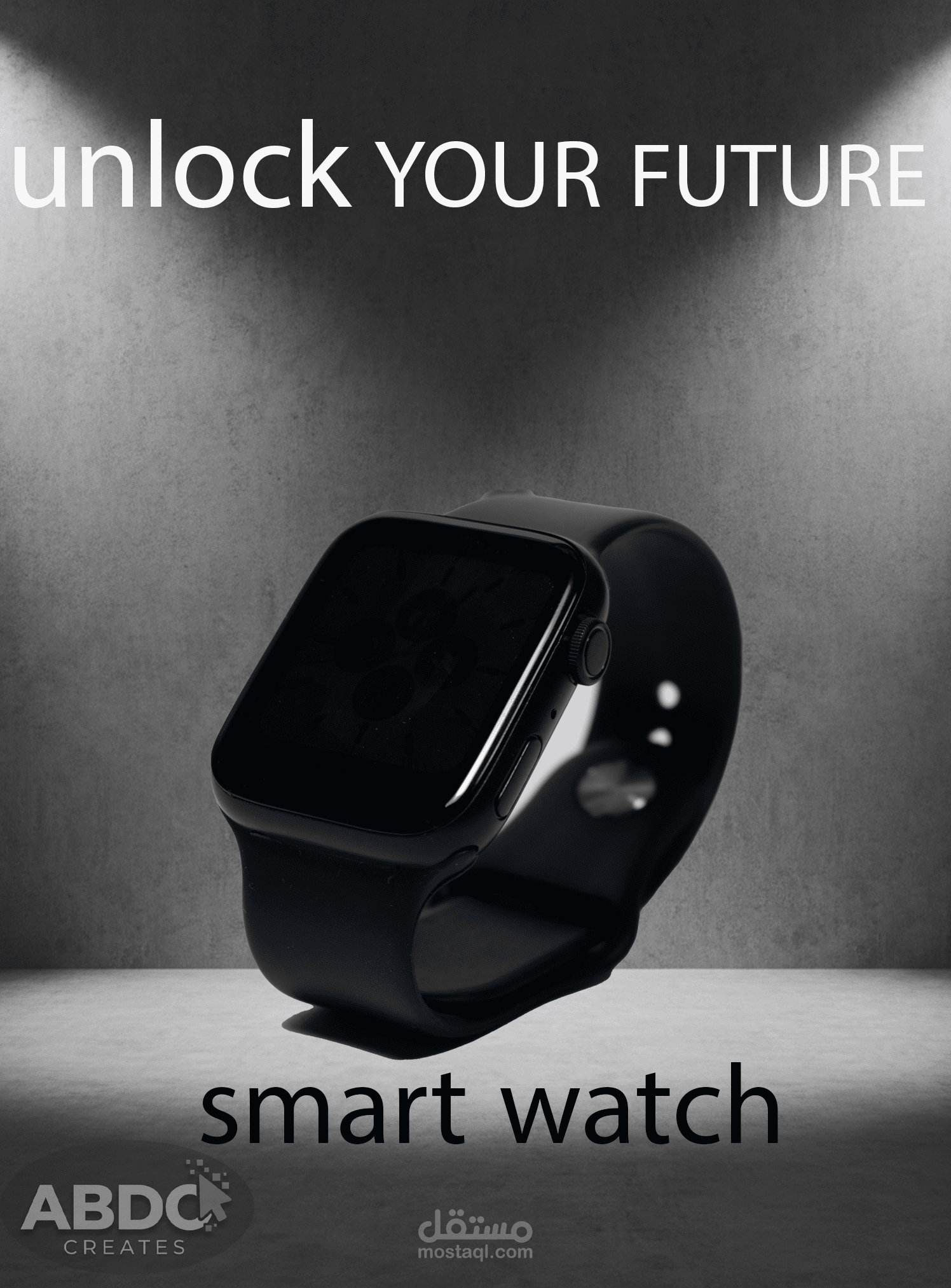 تصميم إعلاني مبتكر لساعة ذكية - Smart Watch Visual Art