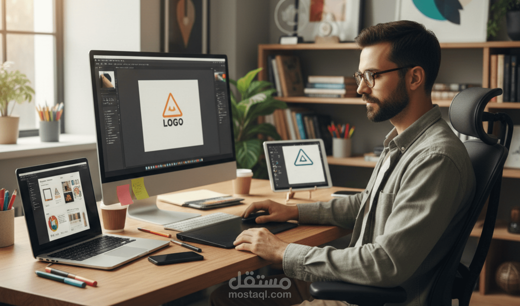 مصمم شعارات وهويات بصرية مبدع | خبرة 4 سنوات في تحويل الأفكار إلى واقع بصري