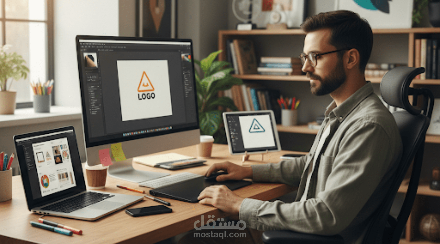 مصمم شعارات وهويات بصرية مبدع | خبرة 4 سنوات في تحويل الأفكار إلى واقع بصري
