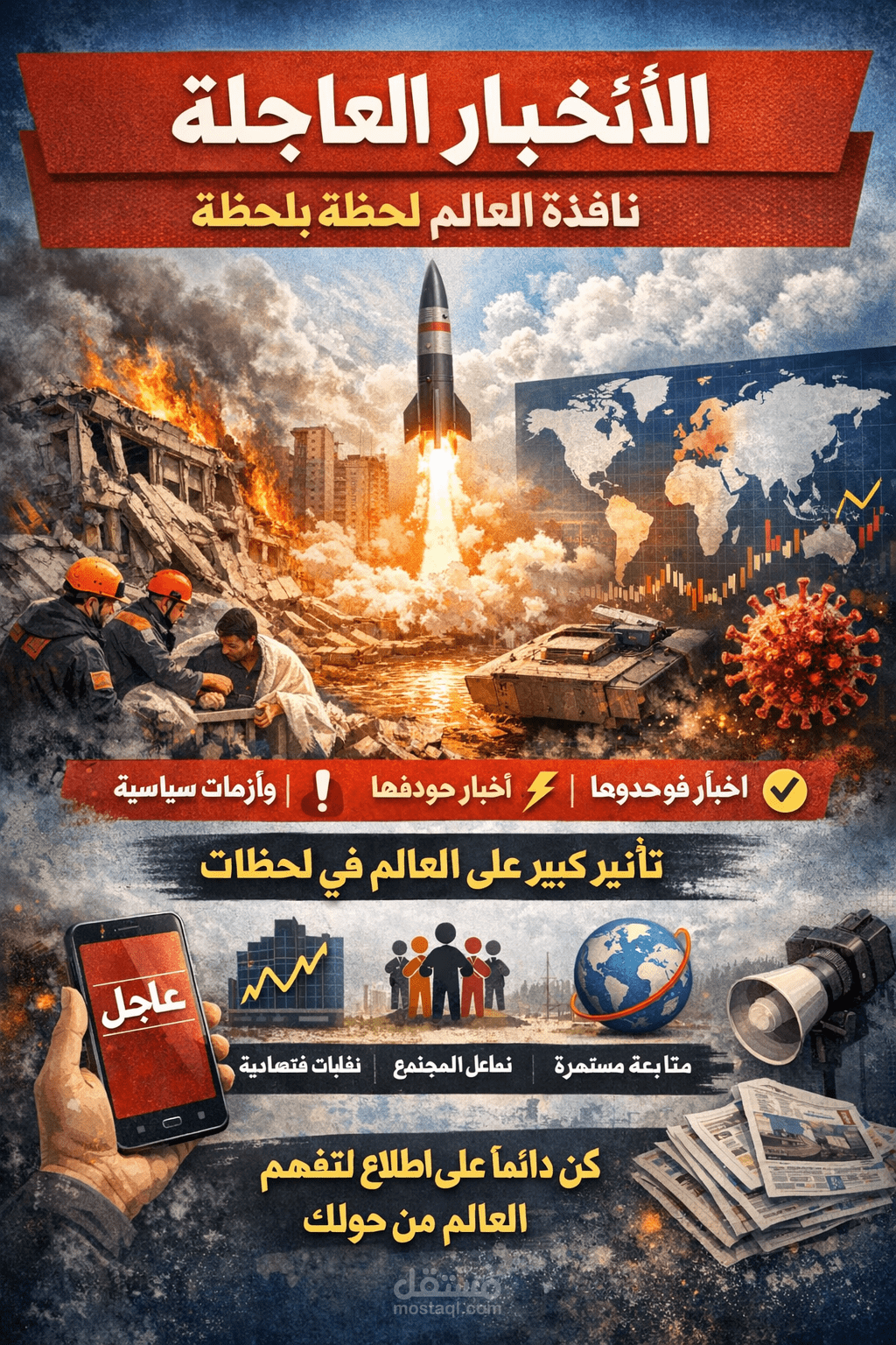 الأخبار العاجلة: نافذة العالم لحظة بلحظة