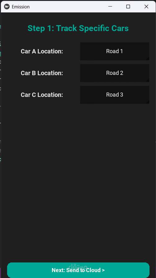 A simulation system to solve the traffic congestion problem.