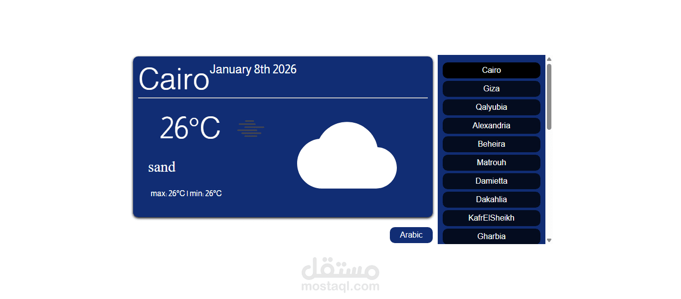 Responsive Weather APP