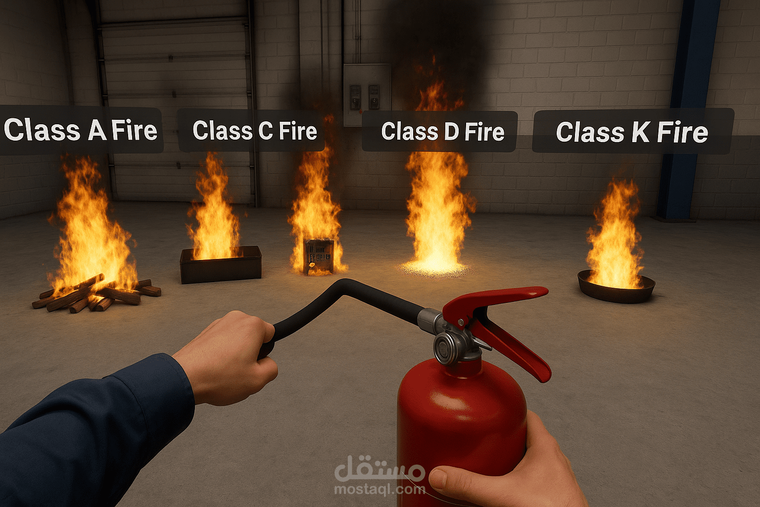 VR Firefighting Training Simulation