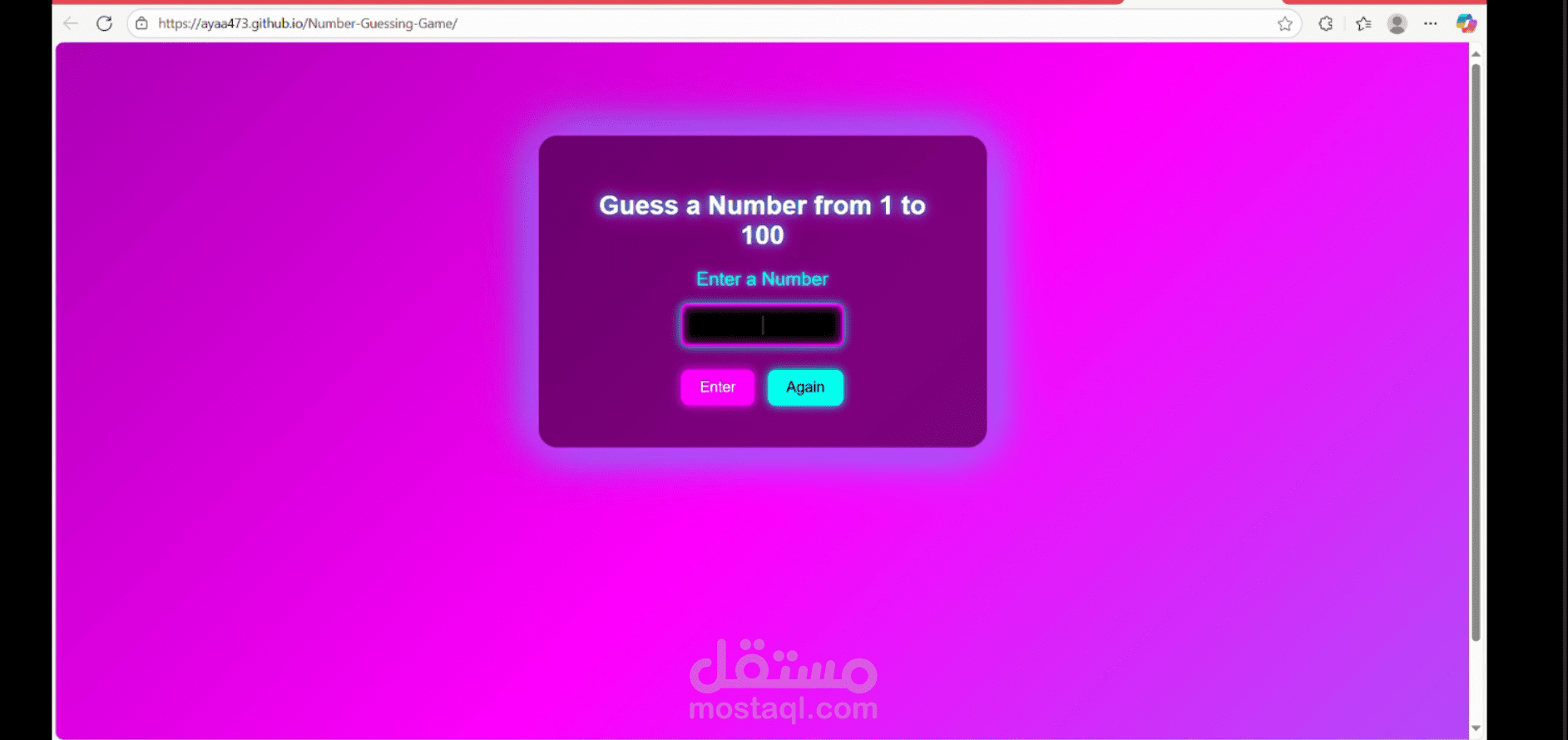 Number Guessing Game