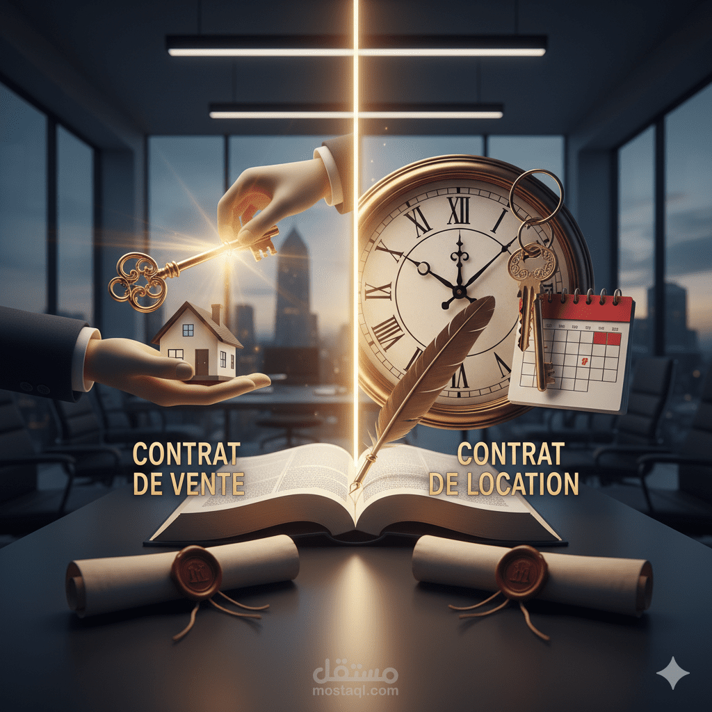 عقد البيع و عقد الكراء